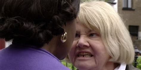 Eastenders A Furious Babe Confronts Claudette In Tense Trailer For