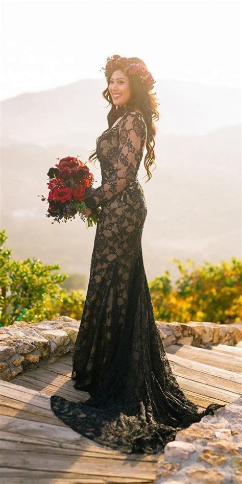 Wedding Dress Black 21 Black Wedding Dresses With Edgy Elegance Black