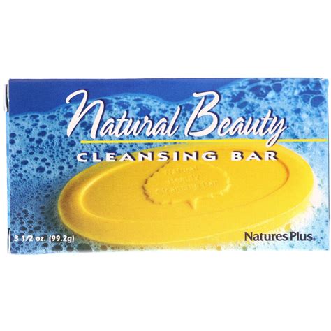 Natures Plus Natural Beauty Cleansing Bar 3 12 Oz 992 G Iherb