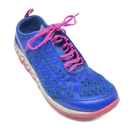 Womens Merrell Crush Glove Training Barefoot Shoes Sneakers Size 8 B Blue Ai10 Ebay