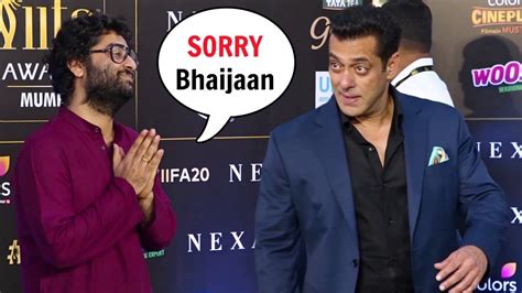 arijit singh says sorry to salman khan at iifa awards 2019 youtube