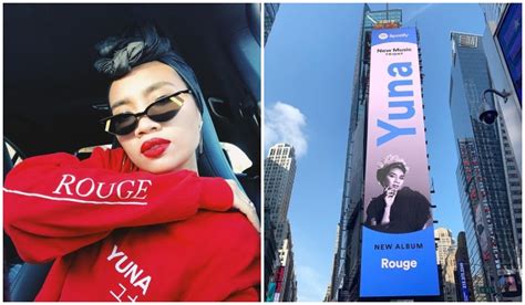 Yuna Featured On Times Square Billboard In New York Again Trp