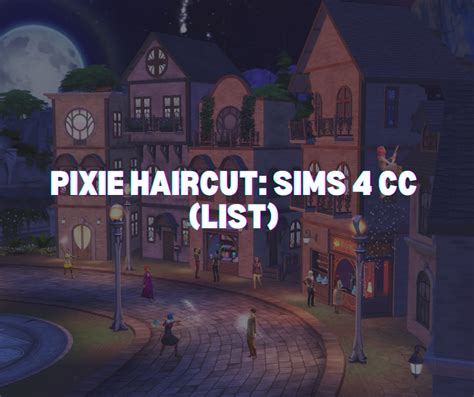 Pixie Haircut Sims 4 Cc List