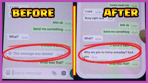 How To Read Deleted Messages On Whatsapp Recover Messages Today Youtube