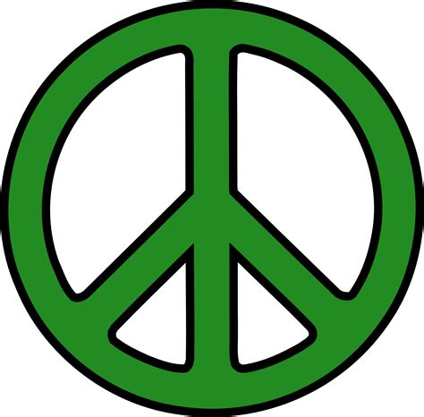 Peace Sign Cartoon Clipart Best