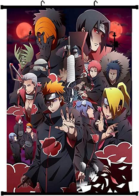 Japan Anime Naruto Uchiha Itachi Poster Home Wall Scroll Painting 60