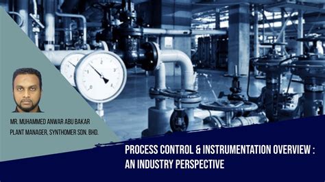 Process Control And Instrumentation Overview An Industry Perspective