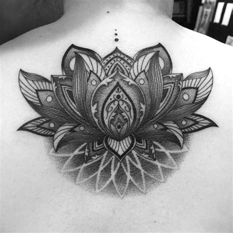 Lotus Dotwork Stipple Lotus Flower Tattoo Tattoos Mandala Tattoo