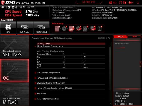 Overclocking Your Memory With Msi Exclusive Memory Force And Memory Try It