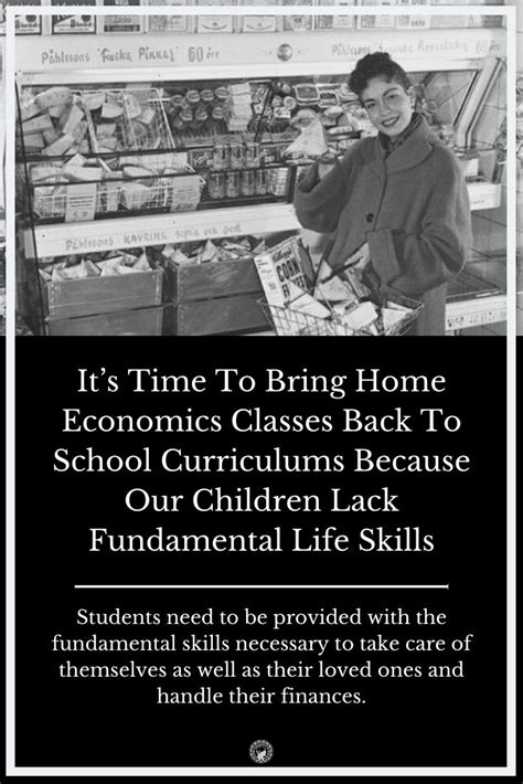 Its Time To Bring Home Economics Classes Back To School Our Children