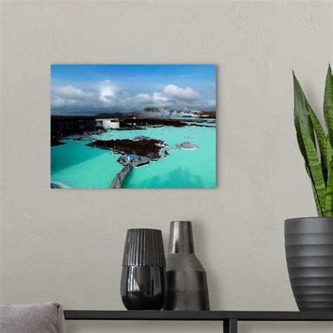 Blue Lagoon Geothermal Spa Iceland Wall Art Canvas Prints Framed