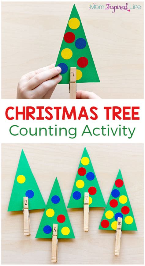 Christmas Tree Counting Math Activity