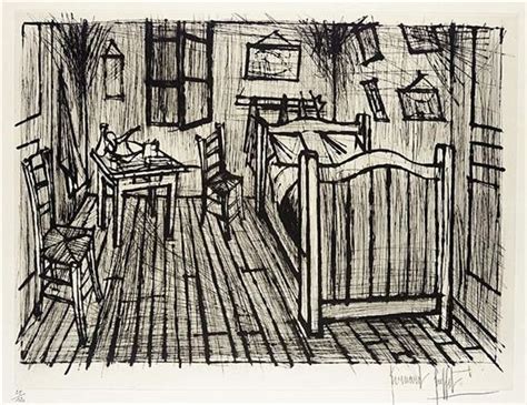 Deux compositions semblent basées sur un dessin de van gogh qui a été découvert par l'historien d'art. Bernard Buffet - (LA CHAMBRE DE VAN GOGH) (avec images ...