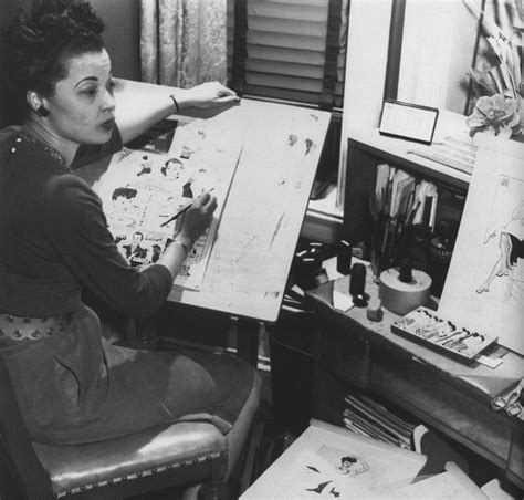 Jackie Ormes Cartoonist At Work Cartoonist African American Women In History