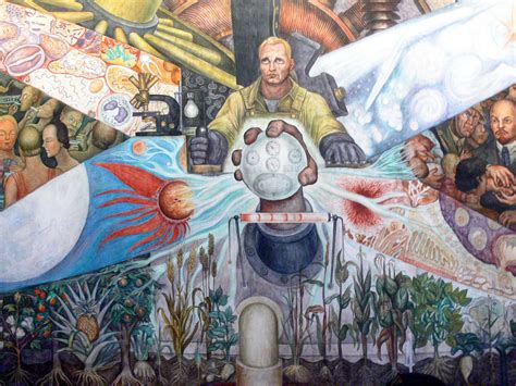 Diego Rivera Mural El Hombre En La Encrucijada 1934 Sky Art Foundation