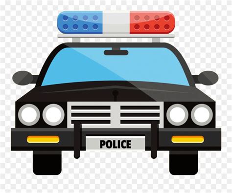 Transparent Background Police Car Clipart