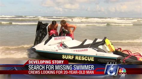 Rescue Crews Searching For Missing Swimmer In Port Aransas Youtube