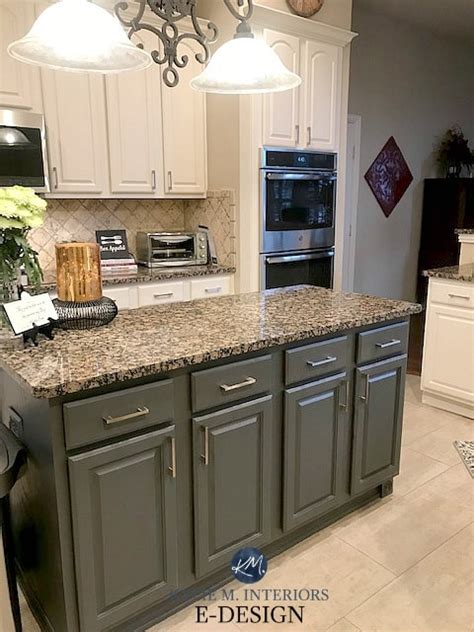 White Kitchen Cabinets With Brown Granite Countertops