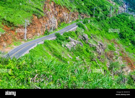 Co Ong Road Con Lon Viet Nam Stock Photo Alamy