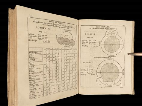 1750 Astronomy 1ed Ephemerides Italian Zanotti Star Maps Newton Galileo