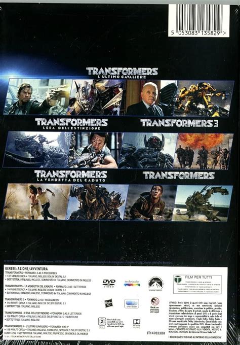 YESASIA Transformers 5 Movie Collection DVD Taiwan Version DVD
