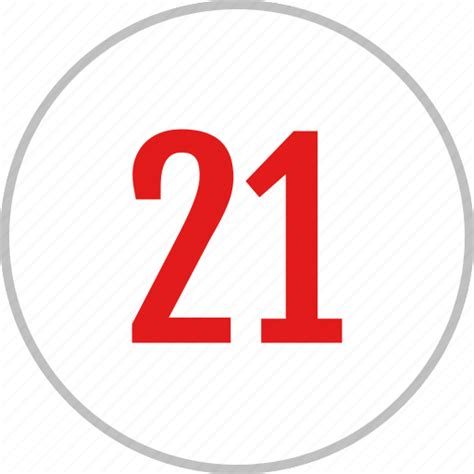 Number 21 Icon Download On Iconfinder On Iconfinder