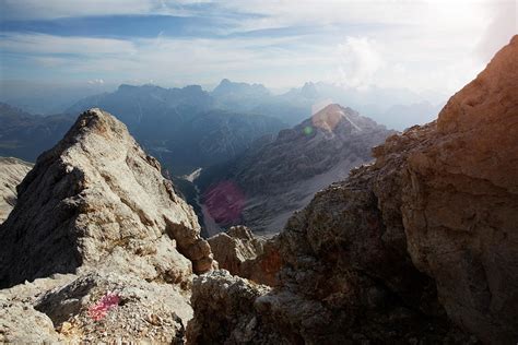 Via Ferrata At Monte Cristallo Peak The Dolomites Cortina D Ampezzo