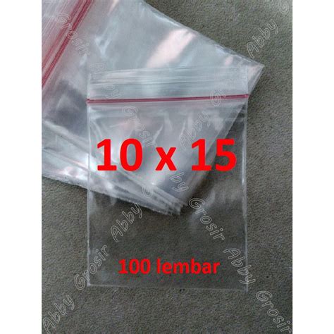 Jual Plastik Klip 10x15 Cm Seal Ziplock Bag Pouch Obat Kantong Makanan Kemasan Snack Gadget Hp