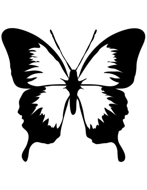 Butterfly Suncatcher Template 2550×3300 만들기 Pinterest