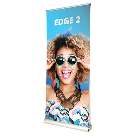 Edge 2 Double Sided Roller Banners By Quad Display