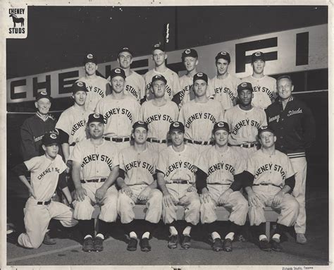 Cheney Studs Baseball Team With Bob Maguinez 1958 Steelheads Alley