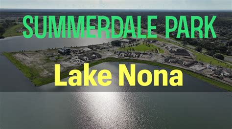 New Homes For Sale In Summerdale Park At Lake Nona