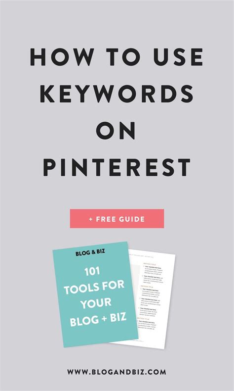 how to use keywords on pinterest social media blog tips pinterest for business