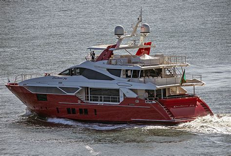 The Red Benetti Yacht Constance Joy Superyacht Times