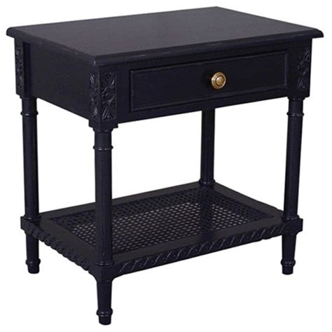 Save £100 feather & black sienna dressing table, stool & mirror £1,074 £974 from £48.70 per month. Polo Bedside Table 1 Drawer with Rattan Shelf - Black ...