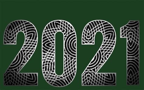 2021 In Green Background Hd Happy New Year 2021 Wallpapers Hd