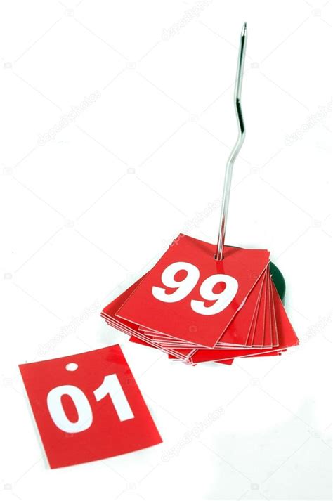 Queue Numbers One To Ninety Nine Stock Photo By ©tempakul 13252617