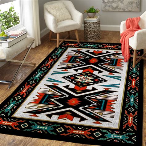 Tribal Color Native American Area Rug No Link Powwow Store