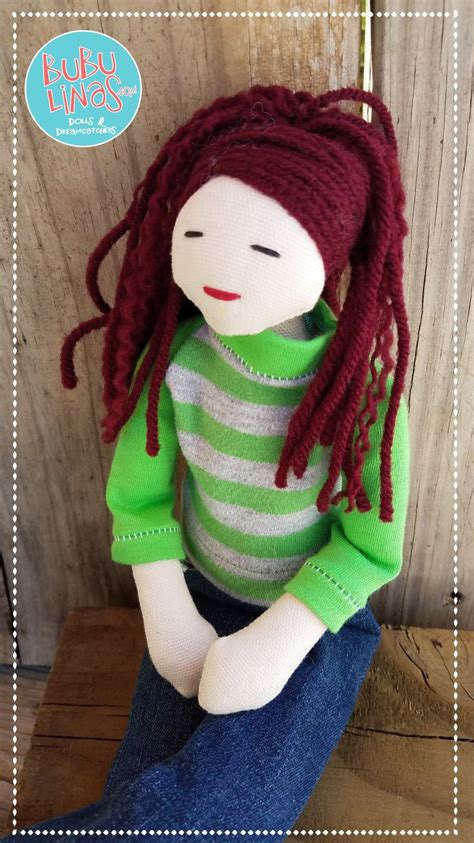 Textile Doll With Clothes Handmade Rag Doll Christmas T Etsy