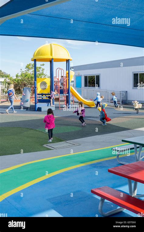 Preschool Playground In San Diego California Stock Photo Alamy
