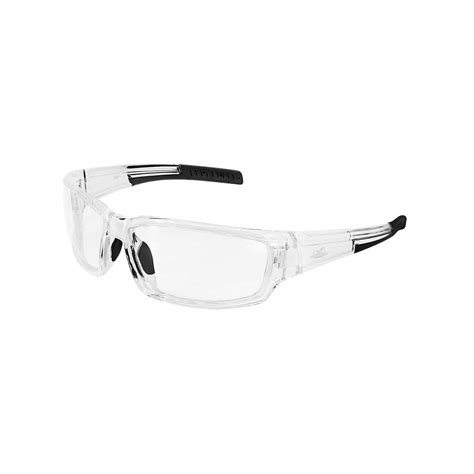 bullhead safety maki® clear anti fog lens clear frame safety glasses 12 pairs frame color