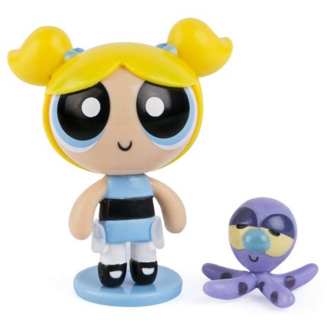 The Powerpuff Girls 2 Inch Action Doll With Stand Bubbles With Pet