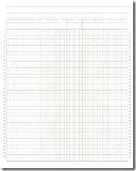 The accounting ledger paper template will allow you to start keeping a general ledger for. Free Ledger Paper Printable for Charting and Accounting ...