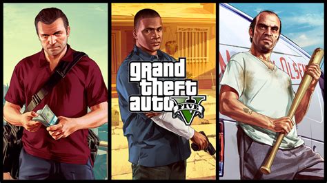 Grand Theft Auto V Michael Franklin Trevor Trailers Gematsu