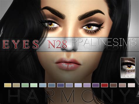 Pralinesims Harmony Eyes 15 Colors N28 Sims 4 Updates ♦ Sims 4