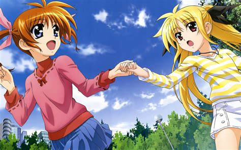 Two Female Anime Characters Hd Wallpaper Wallpaper Flare