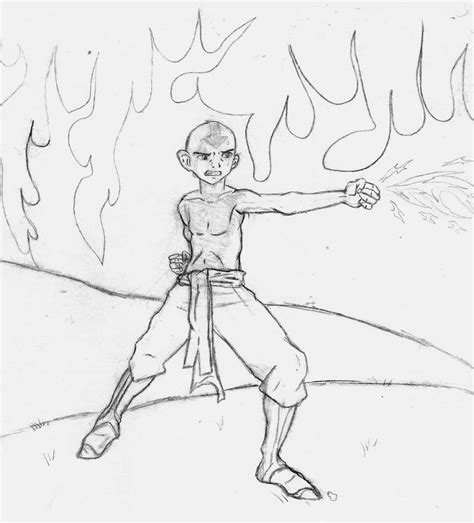 Aang Firebending Punch By Psycobabble402 On Deviantart
