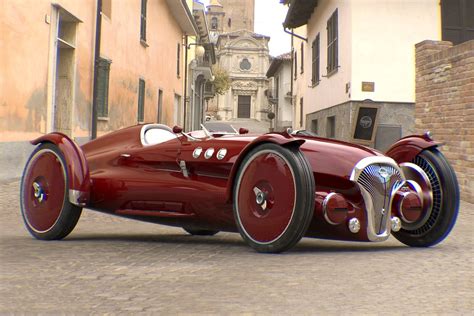 Retro 1940s Inspired Race Car Concept Is Powered By An Electric