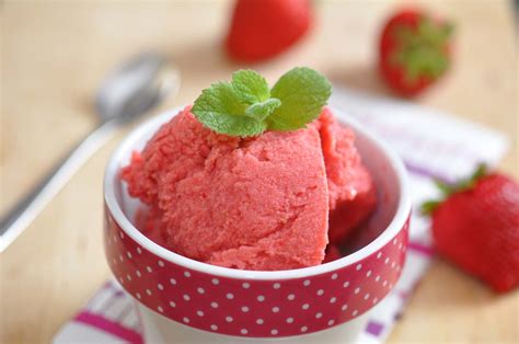 Strawberry Banana Sorbet Recipe By Archanas Kitchen