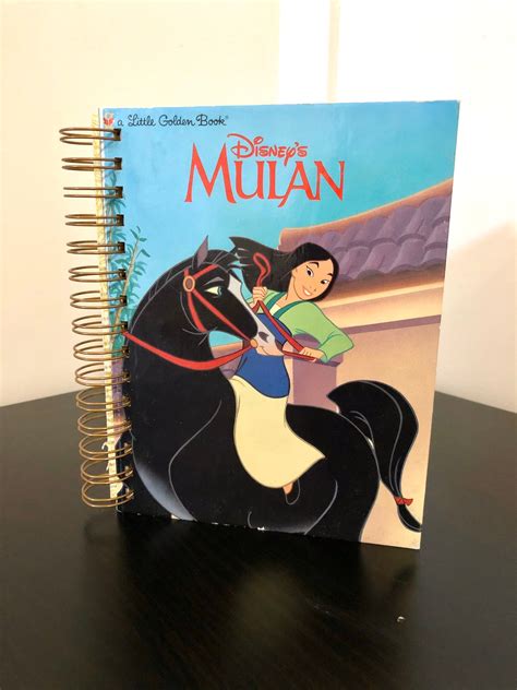 Disney's Mulan petit livre d'or repurposed fil lié | Etsy